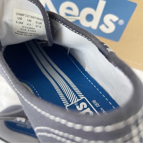 Keds Champion size 5 US CVO Sneaker Navy blue Woman New - Picture 3 of 15
